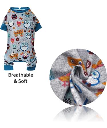 Kyeese Owl Dog Pajamas - Soft Lightweight Onesie for Medium Dogs - X-Large Size - Buy Online on SooperMarket.com