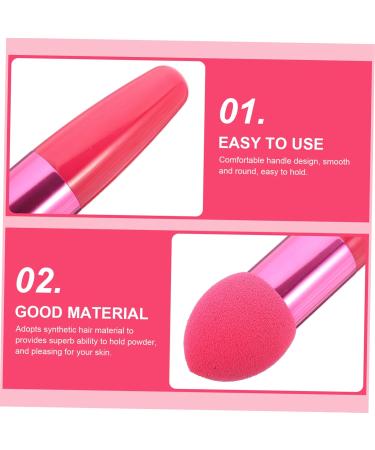 Housoutil 3pc Contour Brush Set | Mushroom Makeup Sponges with Handle | Foundation Concealer & Eye Brushes for Flawless Application | International Shipping Available - Buy Online on SooperMarket.com