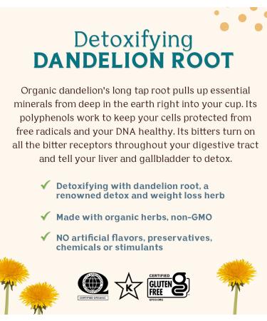 Teeccino Dandelion Tea Sampler - 6 Caffeine-Free Herbal Flavors, 12 Bags - Buy Online on SooperMarket.com