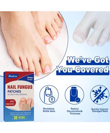 Fungal Nail Treatment - Nail Fungus Treatment for Toenail - Toe Nail Treatment Extra Strong - Nail Repair Treatment for Restores Damaged Nails - 8 Hours Nail Repair Restores Healthy Nails(32 Patches) - Buy Online on SooperMarket.com