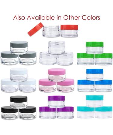 Beauticom 24 Pack Clear Jars with Purple Lids - 20G/20ML BPA-Free for Lotion Creams Toners & Makeup Samples - Ideal for eCommerce & International Shipping - Buy Online on SooperMarket.com