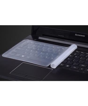 Clear Silicone Keyboard Cover for 15.6-16 inch Laptop Notebook with Numeric Keypad - Anti Dust & Waterproof Protector - Buy Online on SooperMarket.com