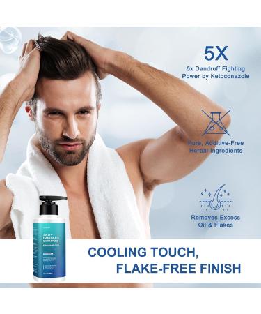 Ketoconazole Shampoo for Dandruff - Extra Strength Antifungal Treatment for Men & Women | Psoriasis & Dermatitis Care - Buy Online on SooperMarket.com