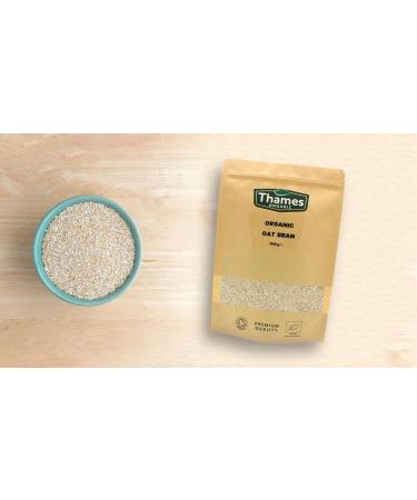 Thames Organic Oat Bran - GMO-Free Vegan Cooking & Baking Ingredient - 500g 1 Count - Buy Online on SooperMarket.com