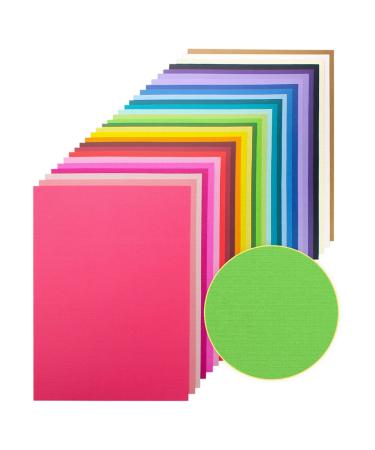 60 Sheets Textured Colorful Card Stock 28 Multicolor Cardstock 250gsm Faint Texture  Single-Sided Printed Colored Paper for Card Making  Scrapbooking  Craft  Kids