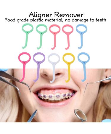 Braces Retainer Remover | 10 Non-Slip Round Corner Tools for Safe Oral Care | Prevent Gum Damage - Buy Online on SooperMarket.com
