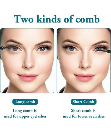 3 Pieces Eyelash Comb Mascara Bars Eyelash Separator Brush Eyelash Definer with Dust Cover Black Eyebrow Brush and Eyelash Separation Tool for Separating Eyelashes - Buy Online on SooperMarket.com