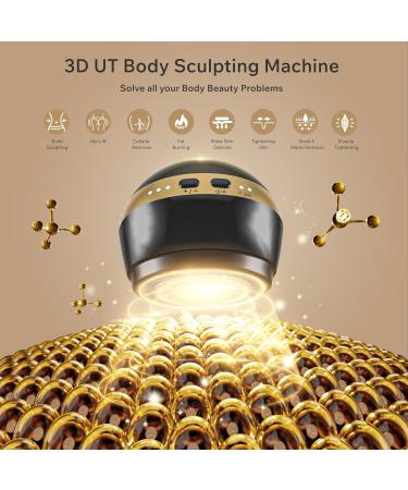 Depsoul Body Massager Professional Handheld Massager 2 in 1 Cordless Electric Massager with 2 Modes 3 Levels for Belly Waist Arm Leg Butt Black - Buy Online on SooperMarket.com