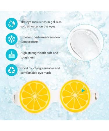 Reusable Gel Eye Mask for Dark Circles & Puffiness - Cold/Hot Packs for Migraine Relief - 3 Pack - Buy Online on SooperMarket.com