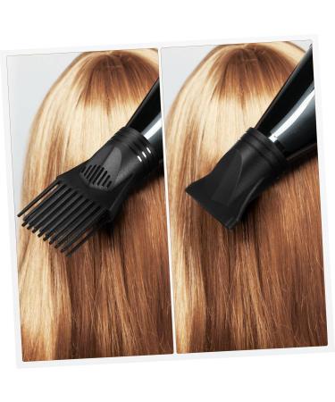Mikinona 2 Pcs Hair Dryer Nozzle Comb Hair Dryer Accessories Hair Blower Nozzle Flat Headgear Plastic - Buy Online on SooperMarket.com