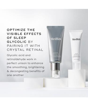 Medik8 Sleep Glycolic - Exfoliating Overnight AHA Face Peel | Anti-Aging Treatment with Glycolic Acid & Korean Clover - 1.0 oz - Buy Online on SooperMarket.com