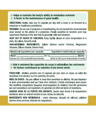 Nature's Bounty Niacin 120 Count - Buy Online on SooperMarket.com