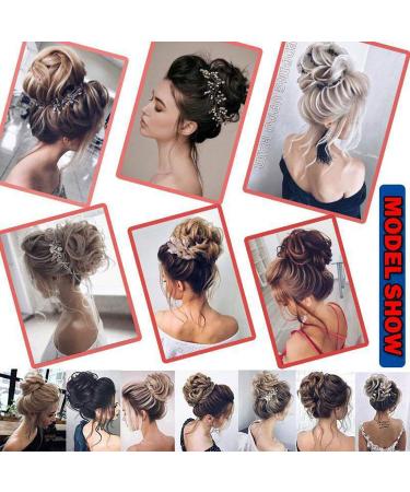 XXL Dark Black Hairpiece Extensions Bun - Updos & Hair Ties for Women | 45g High-Quality Hair Extensions - Buy Online on SooperMarket.com
