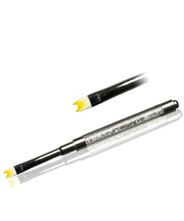 Cats Tongue Full Cover French Brush Set - Deluxe Gel Brush with Rhinestone Handle for Perfect Nail Art - Buy Online on SooperMarket.com