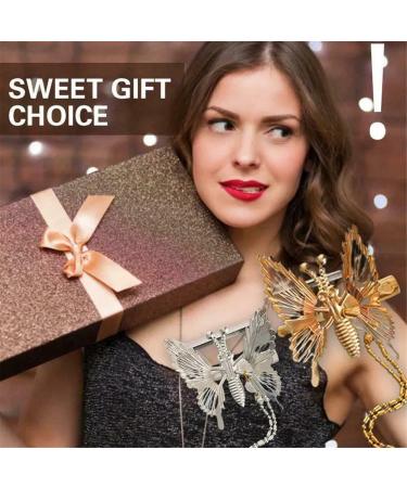 Elegant Tassel Butterfly Hairpin - Shiny Moving Hair Clip for Women & Girls | Perfect Silver Hair Accessory - Buy Online on SooperMarket.com
