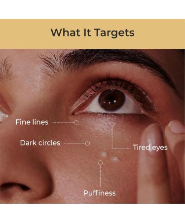 Kumkumadi Under Eye Cream for Dark Circles - 50ml | Natural Kumkumadi Tailam Oil for Men & Women | Brightening & Anti-Aging Solution - Buy Online on SooperMarket.com