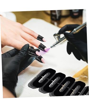 FRCOLOR 100 Sheets Nail Art Anti-Spill Stickers Nail Protector Stickers Nail Tape Nail Guards for Painting Nails Cuticle Protector for Nail Painting Nail Polish Silica Gel Edge Sticker 3.00X2.50X0.10CM As Shown - Buy Online on SooperMarket.com
