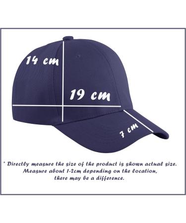 Morefaz Unisex Baseball Cap for Boys & Girls - Navy Blue Children s Hat with Alphabet AZ TM (L) | International Shipping Available - Buy Online on SooperMarket.com