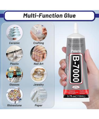 B-7000 Crystal Rhinestone Jewelry Glue Clear 110ml - Craft Adhesive with Precision Tips for Nail Art & Phone Repair - Buy Online on SooperMarket.com