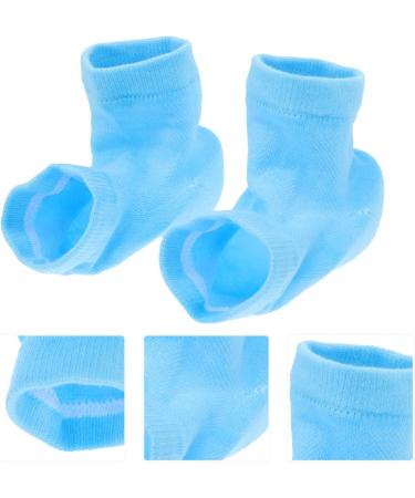 Beaupretty Heel Protection Moisturizing Socks - Spa Gel Heel Sockets & Moisture Gel Socks for Women with Nuis Blue Elevator Insoles - Buy Online on SooperMarket.com