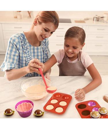 Bestylez 4 Pcs Medium Silicone Molds + Droppers for Hot Chocolate Bombs - 4 Pack, 6 Holes, 2 Inch - Buy Online on SooperMarket.com