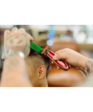 Supreme Trimmer Men's Trimmer & Foil Shaver Bundle - ST5220 T-Shaper Li + STF501 T-Fader Li in Red | Cordless Professional Clippers for Mustache, Beard, and Travel - Buy Online on SooperMarket.com