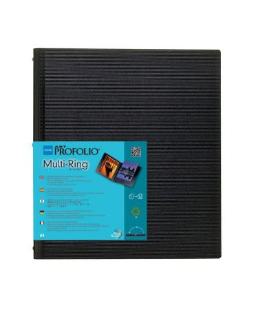 ProFolio by Itoya, ProFolio Multi-Ring Refillable Binder - A4 Size, 8.3 x 11.7 Inches