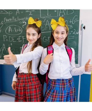45Pcs Yellow School Girls Hair Accessories Kit - Bow Headband, Clips, Ponytail Holder - Birthday Gift Set for Girls - Buy Online on SooperMarket.com