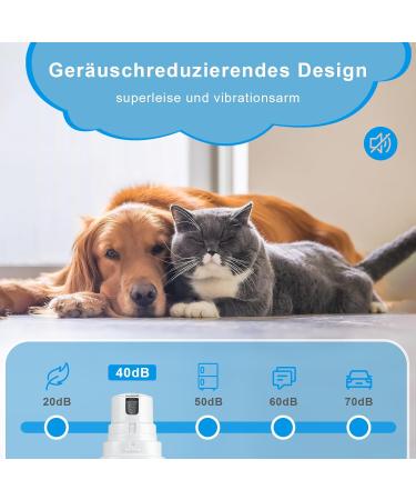AMIR Dog Nail Grinder - Quiet Pet Nail Trimmer for Dogs & Cats - Buy Online on SooperMarket.com