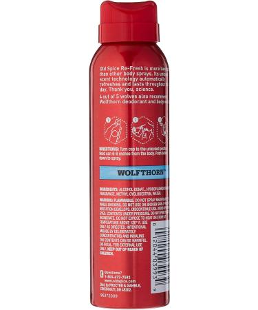 Old Spice Wild Collection Wolfthorn Deodorant Body Spray 3.75 oz (Pack of 2) - Buy Online on SooperMarket.com
