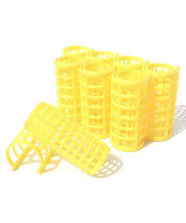 Kamay's X-Large Hair Rollers Comb Curlers Clips Styling Rollers Hair Curls Wave Style Hairdressing Curlers Tools (Plastic Styling 30mm 1 1/8"' 8PCS) Plastic Styling 30mm 8PCS