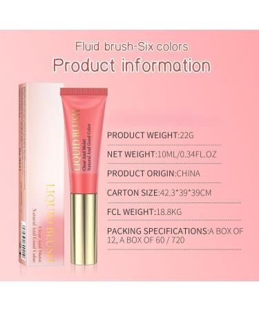 Lovelycat Pink Powder Powder Blusher Liquid Beauty Stick Shiny Velvet Texture Easy to Mix Soft Powder Powder Blusher Makeup Lasting Soft Natural Dew Durable (05# One Size) 05# 1 g (Pack of 1) - Buy Online on SooperMarket.com