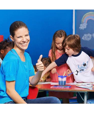 Non-Spill Paint Cups for Kids with Flip Lids - Set of 24 Assorted Colors for Art Supply, School, Classroom, Artist Studio - Buy Online on SooperMarket.com