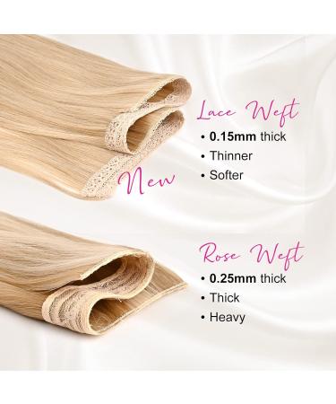 REECHO Clip in Hair Extensions - 5PCS Brown 24 Thick Long Loose Waves HE002 - Invisible Lace Weft Natural Soft Hairpieces for Women - Light Brown with Blonde Highlights - Buy Online on SooperMarket.com