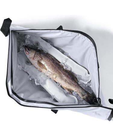 Buffalo Gear 4018in White Watertight Fish Cooler Bag - 40 Quart - Buy Online on SooperMarket.com
