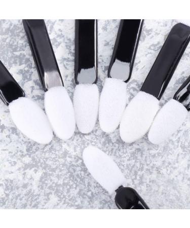100 Pcs Eyeshadow Sponge Applicators - Double-Ended Makeup Brushes for Face & Eyes | Disposable Beauty Sponges for Travel - Perfect for Women - Buy Online on SooperMarket.com
