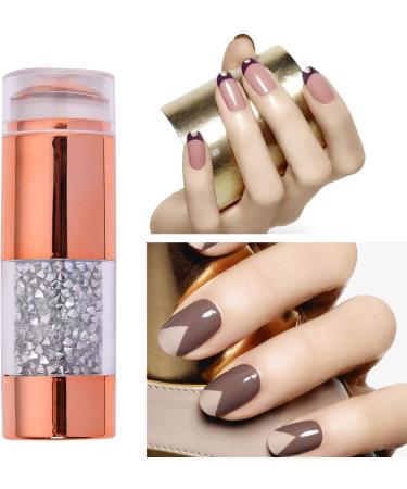 Ventdouce Double-Head Nail Stamp Set - Transparent French Nail Art Tool for DIY Manicure & Polish - Buy Online on SooperMarket.com