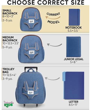 Naturally KIDS Small Unicorn Backpack for 3-4 Year Old Girls - Purple Toddler Backpack with Stuffed Animal - Perfect Gift for Girls - Includes Pockets & Reflective Logo - Buy Online on SooperMarket.com
