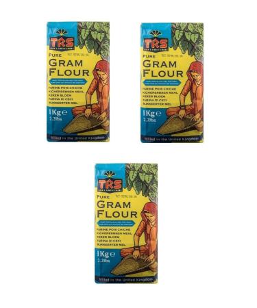Chickpea Flour Triple Pack: 3 x 1kg Gram Flour Pure Chickpea Flour