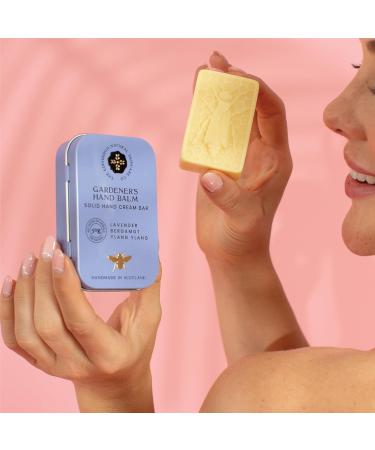 Moisturising Solid Hand Cream Bars - Gardeners Scent | Natural & Cruelty Free | Luxury Gift from Edinburgh Skincare - Buy Online on SooperMarket.com