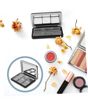 FOYTOKI 1 Set Eye Shadow Box DIY Blusher Container Fillable Eyeshadow Container Refillable Blusher Container Travel Eyeshadow Container Refillable Lipstick Container Makeup Supplies - Buy Online on SooperMarket.com