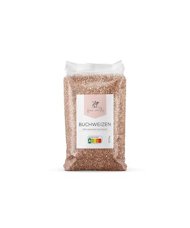 Fine Mills Buckwheat - Gently Roasted 100% GMO-Free Vegan 5x1000g | Premium International Shipping - Buy Online on SooperMarket.com