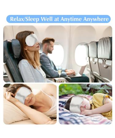 ASpaces Cooling Eye Mask with Reusable Gel Bead Packs - Pearl Gray - Buy Online on SooperMarket.com