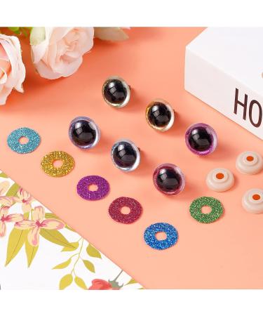 240pcs 16mm Glitter Plastic Safety Eyes for Amigurumi - DIY Christmas Decorations & Crochet Crafting - Buy Online on SooperMarket.com
