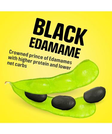 Keto Naturals Black Edamame Dry Roasted Snacks (Sea Salt) - High Protein Vegan Keto Snacks, 3 Pack, 14g per Pack - Buy Online on SooperMarket.com