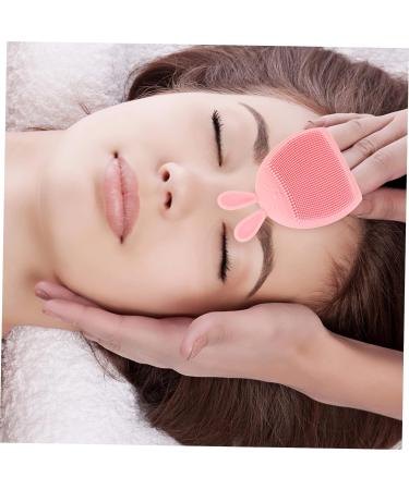 minkissy 8 Pcs Rabbit Ears Facial Brush Silicone Face Scrubber for Women Facial Cleansing Pads Facial Cleansing Brush Lady Facial Brush Face Brush Pink Detergent Miss Portable Silica Gel Light Pinkx2pcs 7.5x7.5cmx2pcs - Buy Online on SooperMarket.com