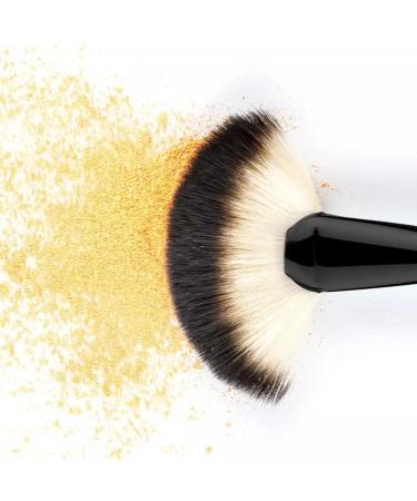 Single Large Facial Fan Brushes Highlighting Make Up Brush Soft Dense Fan-shaped Makeup Brushes Professional Brush for Women Girls Beauty Supplies - Buy Online on SooperMarket.com