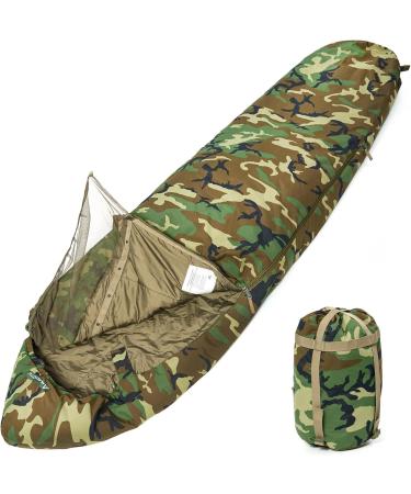 MT Military Army Force 4 & Tropen Patrol Mummy Sleeping Bags - Cold Weather Modular System with Bivy Cover  Compression Sack - Multicam/UCP/Woodland Camo - Buy Online on SooperMarket.com