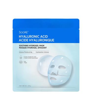SOOAE Hyaluronic Acid Soothing Hydrogel Mask - Vitamin C + Hyaluronic Acid Hydrogel Facial Mask