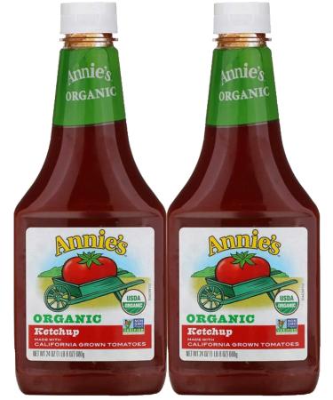 Annie's Homegrown Organic Ketchup - 24 oz - 2 pk Ketchup 1.5 Pound (Pack of 2)